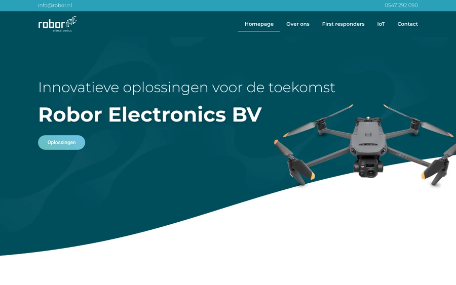 Screenshot van robor.nl